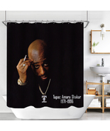 2Pac Waterproof Shower Curtain Sets Bathroom Polyester Decor Curtain For... - £13.27 GBP+