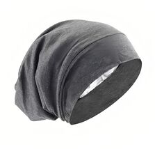 IN Chenthy Adjustable Satin Lined Women&#39;s Bonnet Sleep Cap Black - $15.38 CAD