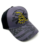 GADSDEN FLAG DONT TREAD ON ME 2ND AMENDMENT USA PATRIOTIC CURVED BILL HA... - €14,80 EUR