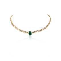18K Gold Curb Chain Choker Necklace - £8,401.26 GBP