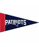 New England Patriots NFL Felt Mini Pennant 4&quot; x 9&quot; Banner Flag Souvenir NEW - £2.91 GBP