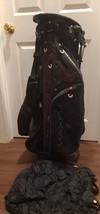 Maxfli U series 4.0 Golf Bag 7 Way with rain cover Black Red - READ - $76.94