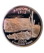 2008 S NGC PF 70 ULTRA CAMEO Arizona Qtr - A Perfect Coin with A Blast o... - £29.97 GBP