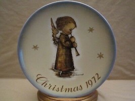 Angel With Flute Collector Plate Schmid Hummel Christmas 1972 Sister Berta - £3.99 GBP