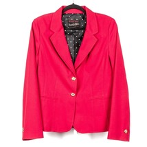 Mary Kay Star Red Jacket Blazer 10T Women Brookhurst Buttons Cosmetis Consultant - £16.18 GBP