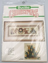 Bucilla Christmas Festive Noel 82600 Cross Stitch Kit 8&quot; x 20&quot; New Sealed - £7.50 GBP
