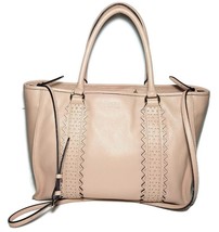 NWT $278 Aimee Kestenberg Blush  Beige Tan Leather Milan Tote Handbag AK... - €90,15 EUR