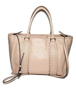 NWT $278 Aimee Kestenberg Blush  Beige Tan Leather Milan Tote Handbag AK... - $104.99
