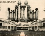 Artvue Postcard Great Mormon Tabernacle Organ Salt Lake City UT O12 - £7.67 GBP