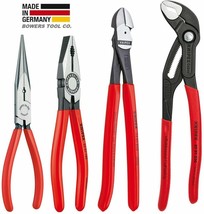 Knipex 4pc Pliers Set Cobra, Cutter, Long Nose, Combination 9K008094 Pli... - £148.61 GBP