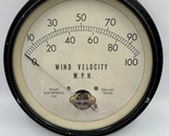 Texas Electronics Inc Wind Speed MPH Indicator Gauge Only Vintage Dallas... - $96.57