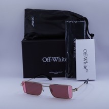 Off-White OERI14A CORTEZ 7628 Gold/Burgundy/Pink 57-19-145 Sunglasses Ne... - $262.14