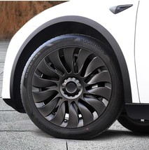 Tesla Model Y 2020-23 Wheel Covers 19 inch Turbine Style (Matte Black) - $87.08