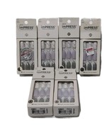 Lot Of 6 KISS imPRESS Nails Climb Up Press on Manicure 30 Nails ea pkg Med - $16.65 CAD