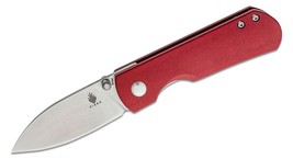 Kizer Yorkie Red Micarta Pocket Knife,M390 Steel Blade Folding Knife Ki3... - $163.63