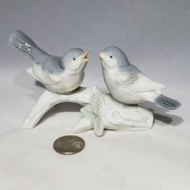 VTG Otagiri 2 Birds on a Branch Porcelain Figurine White and Gray w/ Sti... - £13.58 GBP