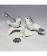 VTG Otagiri 2 Birds on a Branch Porcelain Figurine White and Gray w/ Sti... - £13.54 GBP