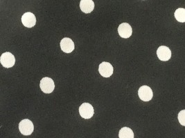 60” Wide Spandex/Lycra White Polka Dots Fabric - £8.92 GBP