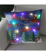 Christmas gift, Luminous pillow case, LED pillowcase with Santa, Christm... - $7.00