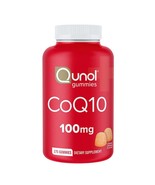 QUNOL COQ10 100MG COQ 10 PRODUCTS SUPPLEMENTS VITAMINS 175 GUMMIES ORANG... - £37.75 GBP