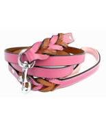 Shwann Heavy Duty Leather Braided Dog Leash, Pink 6ft x 3/4 &quot; Bulk Pack ... - $208.73