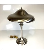 WORKING Cheyenne Industrial Aluminum Metal UFO Mushroom Desk Lamp Vtg MC... - $1,048.60 MXN