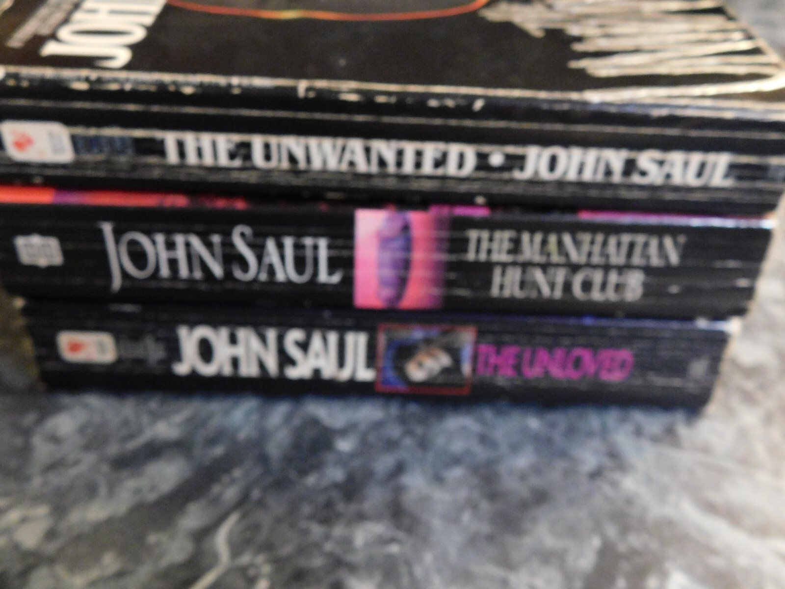 John Saul lot of 3 Horrors Paperbacks - $5.99