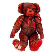 Merrythought Teddy Bear Tide-Rider 16 in Red Black Tip Ltd Ed 117 of 250... - £133.52 GBP