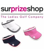Nuevo Surprizeshop Mujeres Golf Visera Sol - Rosa Azul Marino o Blanco - $18.71