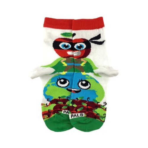 Apple Super Hero Socks from the Sock Panda (Ages 3-7) - $5.00