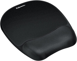 Fellowes Memory Foam Mouse Pad/Wrist Rest- Black (9176501) - $21.15