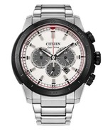 Citizen Mens Watch Brycen Eco-Drive CA4188-81A Stainless Steel 100m Anal... - $471.84 CAD