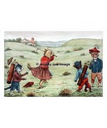 rp02757 - Louis Wain Cats Playing Golf - print 6x4 - $52.81 MXN