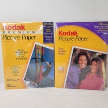 Kodak Premium Ink Jet Picture Paper High Gloss 8 1/2x 11in. &amp; Soft Gloss... - $12.61