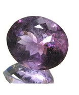 11.25Ct Natural Oval Cut Purple Amethyst Gemstone - $19.00