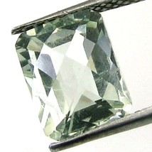 Superb 3.5Ct Natural Green Amethyst Cushion Checker Cut Gemstone - $13.17