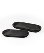 Wooden Dough Bowl Design Tray (Set of 2) - $1,919.33 MXN