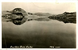 RPPC Boulder Dam Lake Nevada NV 1940s UNP Oakes Photo #466 Postcard - £8.17 GBP