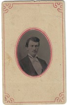 Tintype Photo - Well Dressed Man - Named - approx. 1869 or so - Full Name - £7.56 GBP