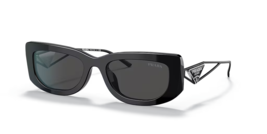 Prada Womens Sunglasses PR14YS 1AB5S0 Black Frame W/ Grey Lens 53MM - £196.07 GBP