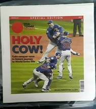 USA Today Sports Special Edt. &quot;HOLY COW&quot; Cubs Conquer Curse In Historic Journey - £11.69 GBP