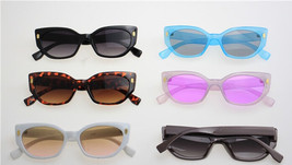 Cat Eye Sunglasses Triangle Flat Lens Vintage Retro Plastic Frame Women ... - $9.99