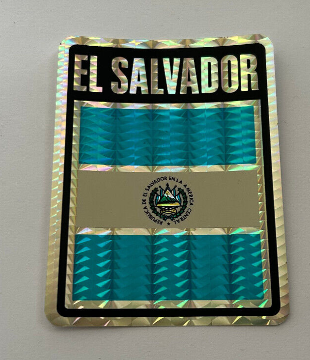 El Salvador Torogoz 503 Vinyl Decal – Glossy, Oracal Orajet GreenStar – #2001