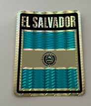 El Salvador Country Flag Reflective Decal Bumper Sticker Banderia - $6.79