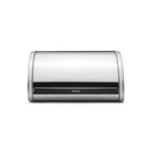 Brabantia Roll Top Bread Bin, Medium - Matt Steel  - £72.33 GBP