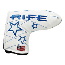 LIMITED Tour Rife Golf Patriot USA Flag Putter Cover Blue Star Vintage Headcover - £16.13 GBP