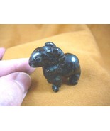 (Y-RAM-561) black green Jasper RAM SHEEP carving gem stone FIGURINE BIG ... - $19.22 CAD