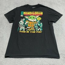 Mandalorian Star Wars Men’s Graphic Tee Black Medium Cotton Fifth Sun Th... - $12.35