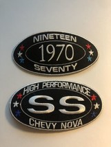 1970 SS CHEVY NOVA SEW/IRON ON PATCH BADGE EMBROIDERED MALIBU CHEVROLET - $14.84