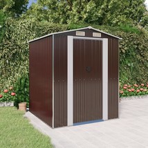  Garden Shed Dark Brown Galvanized Steel Large Garden Shed - $9,189.10 MXN